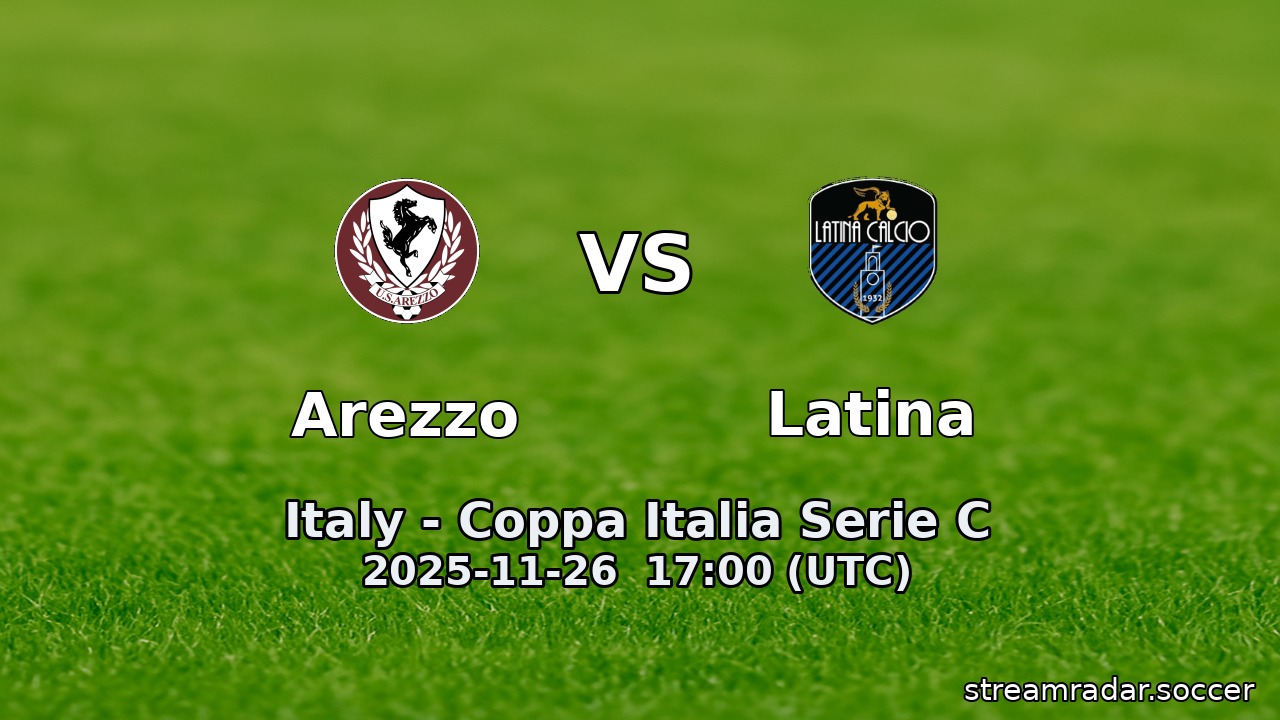 Arezzo vs Latina