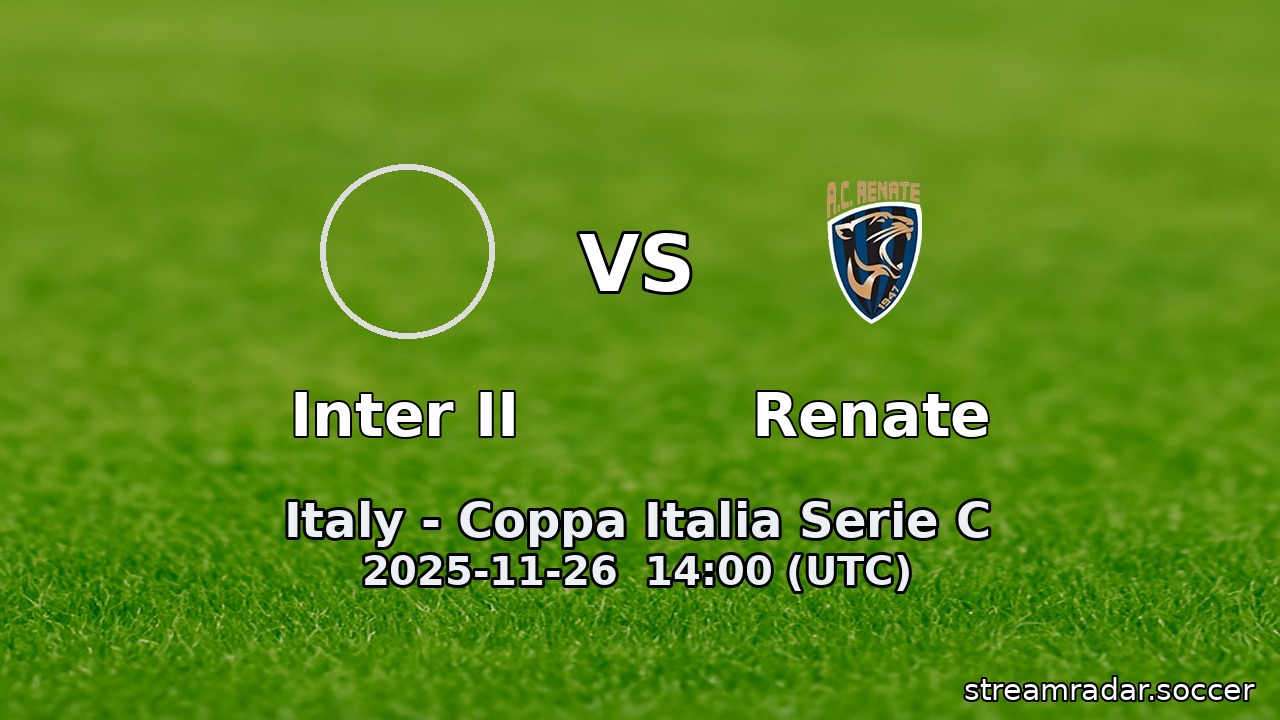 Inter II vs Renate