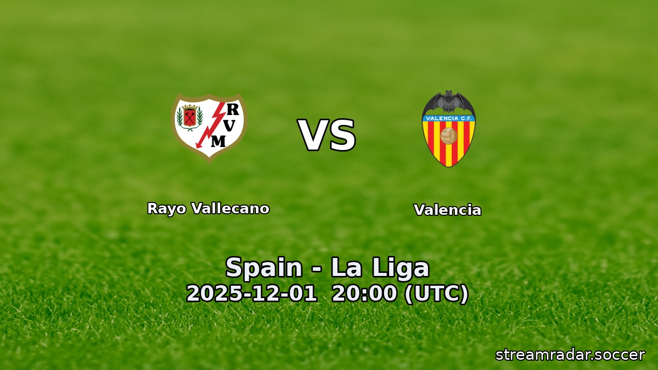Rayo Vallecano vs Valencia
