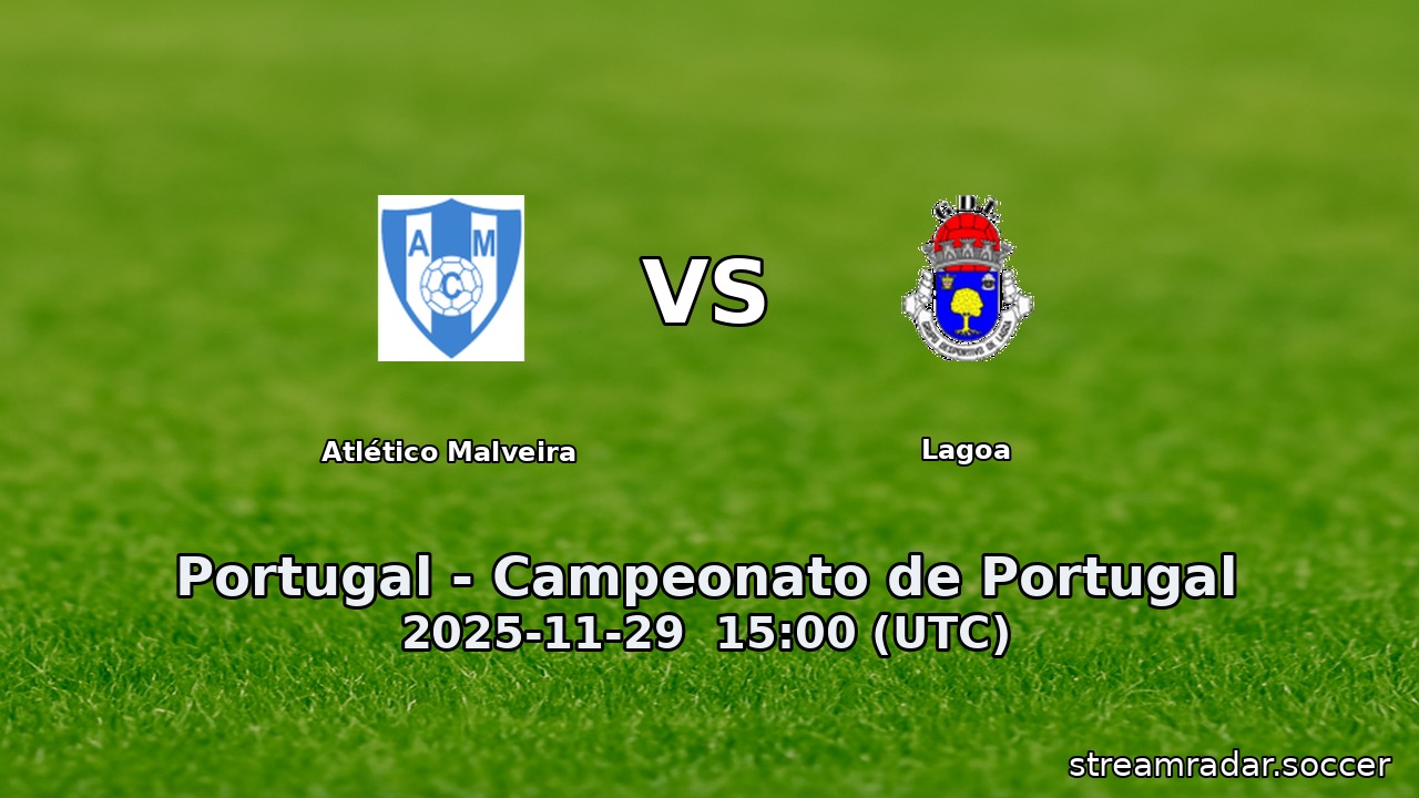 Atlético Malveira vs Lagoa