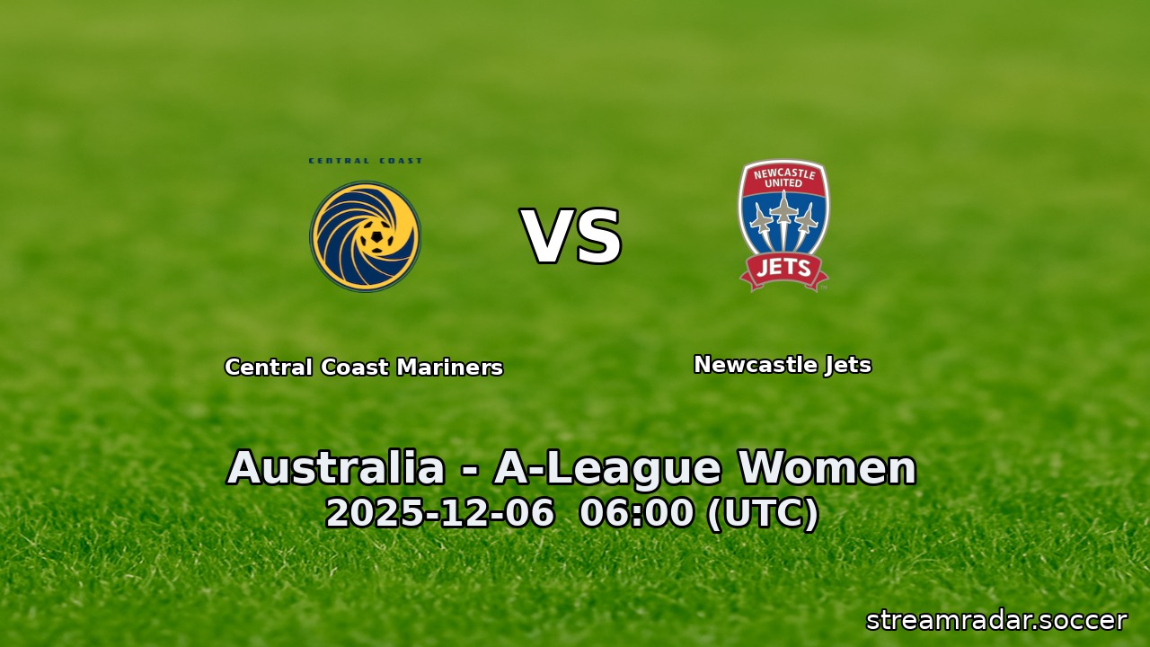 Central Coast Mariners vs Newcastle Jets