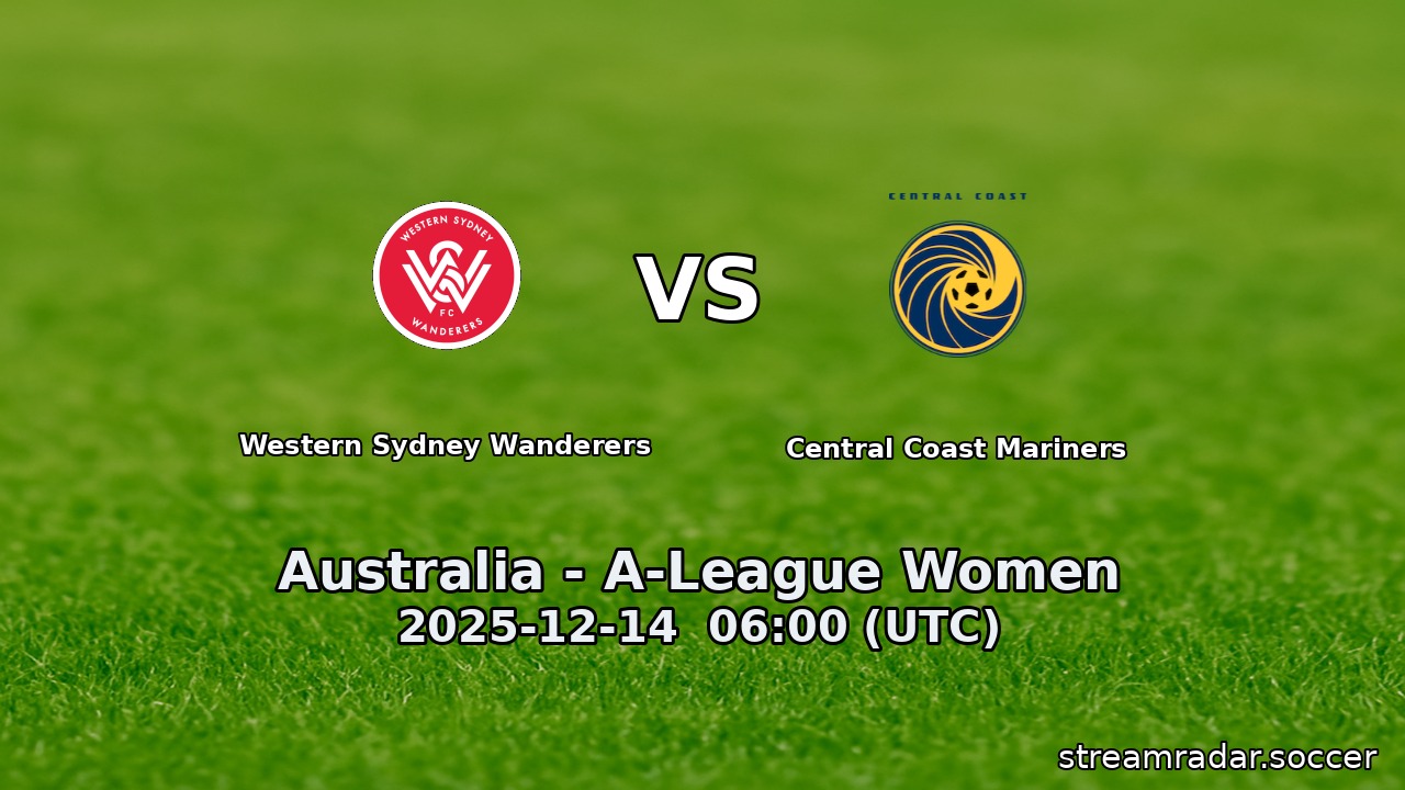 Western Sydney Wanderers vs Central Coast Mariners