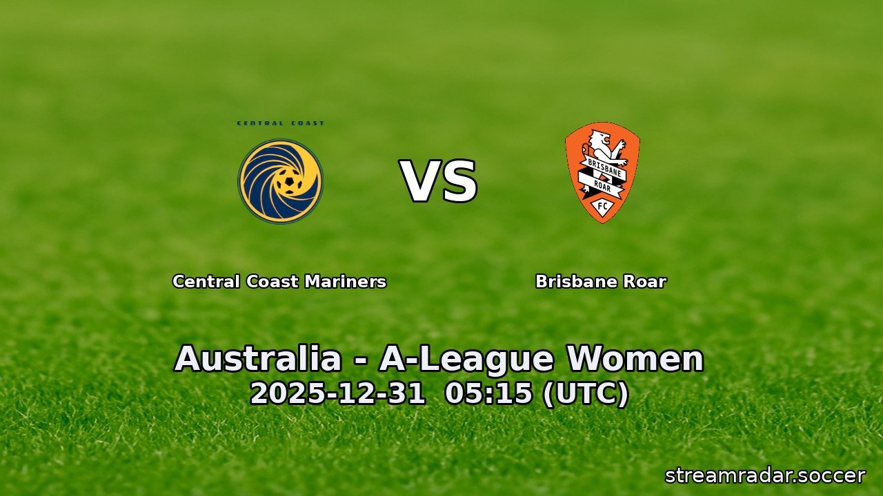 Central Coast Mariners vs Brisbane Roar