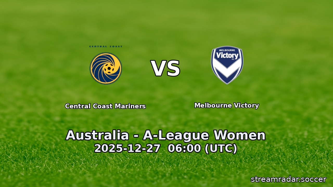 Central Coast Mariners vs Melbourne Victory
