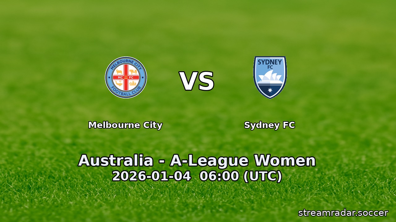 Melbourne City vs Sydney FC