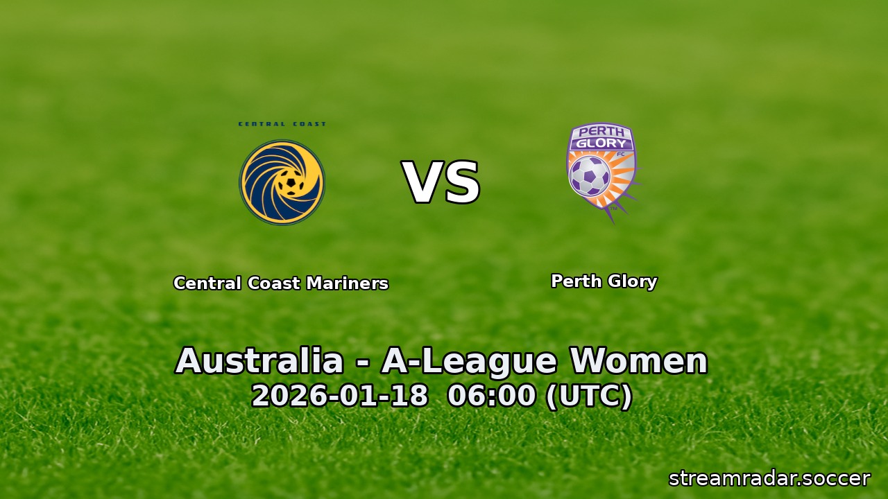 Central Coast Mariners vs Perth Glory
