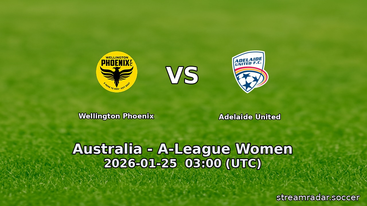 Wellington Phoenix vs Adelaide United