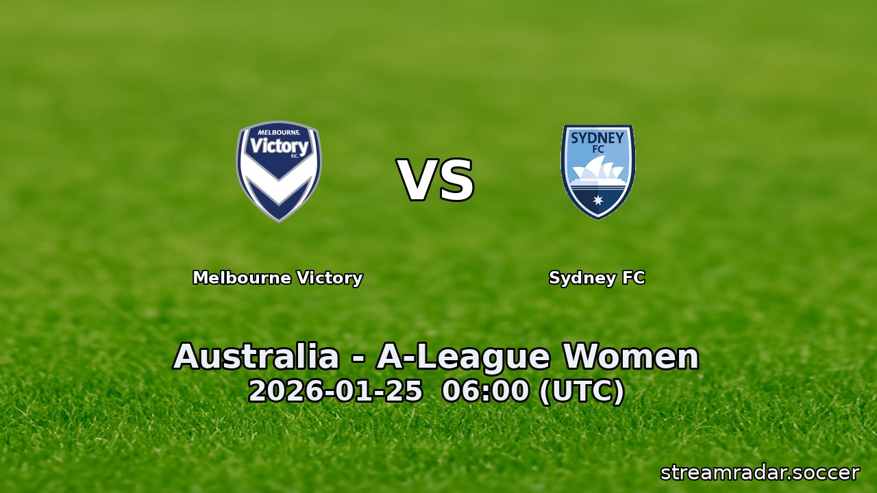 Melbourne Victory vs Sydney FC