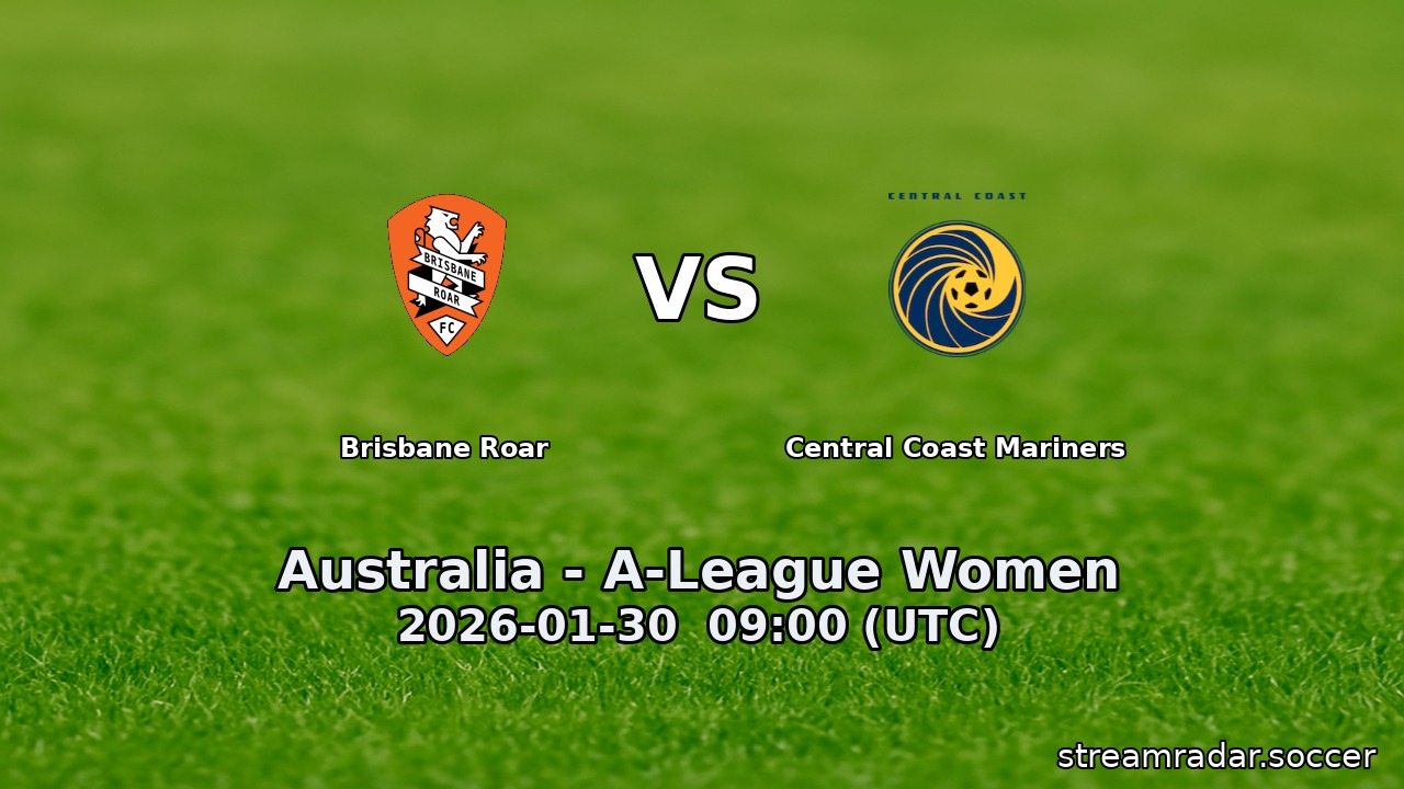 Brisbane Roar vs Central Coast Mariners