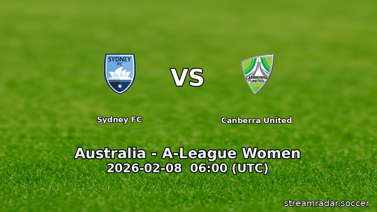 Sydney FC vs Canberra United