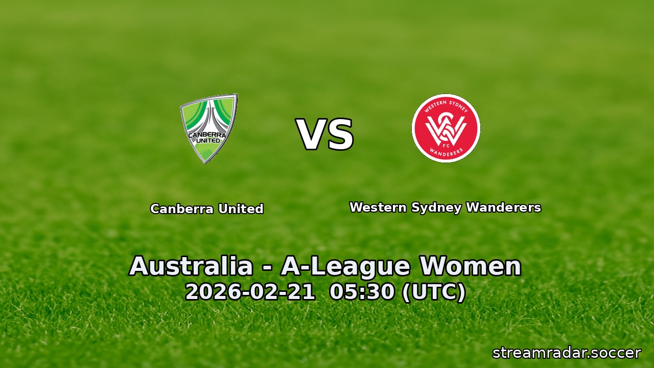 Canberra United vs Western Sydney Wanderers