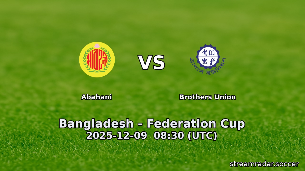 Abahani vs Brothers Union