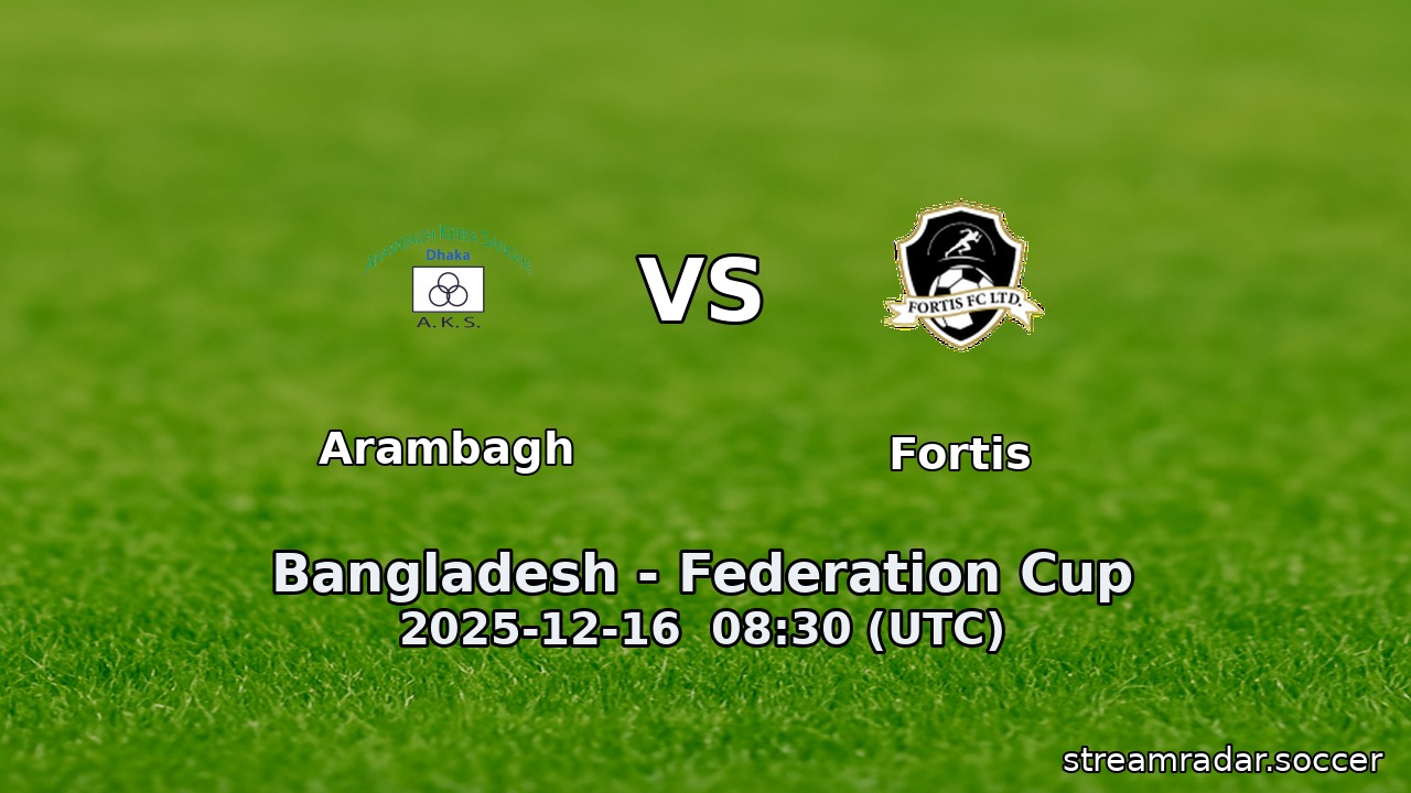Arambagh vs Fortis