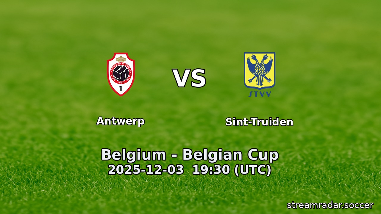 Antwerp vs Sint-Truiden