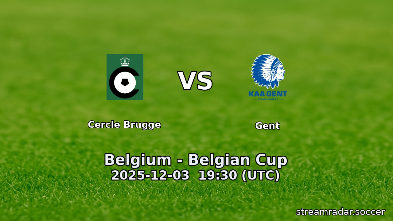Cercle Brugge vs Gent