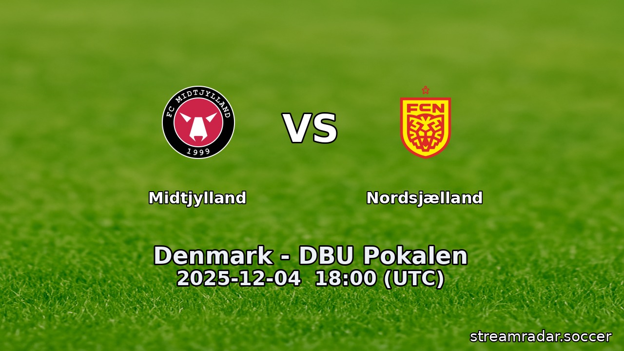 Midtjylland vs Nordsjælland