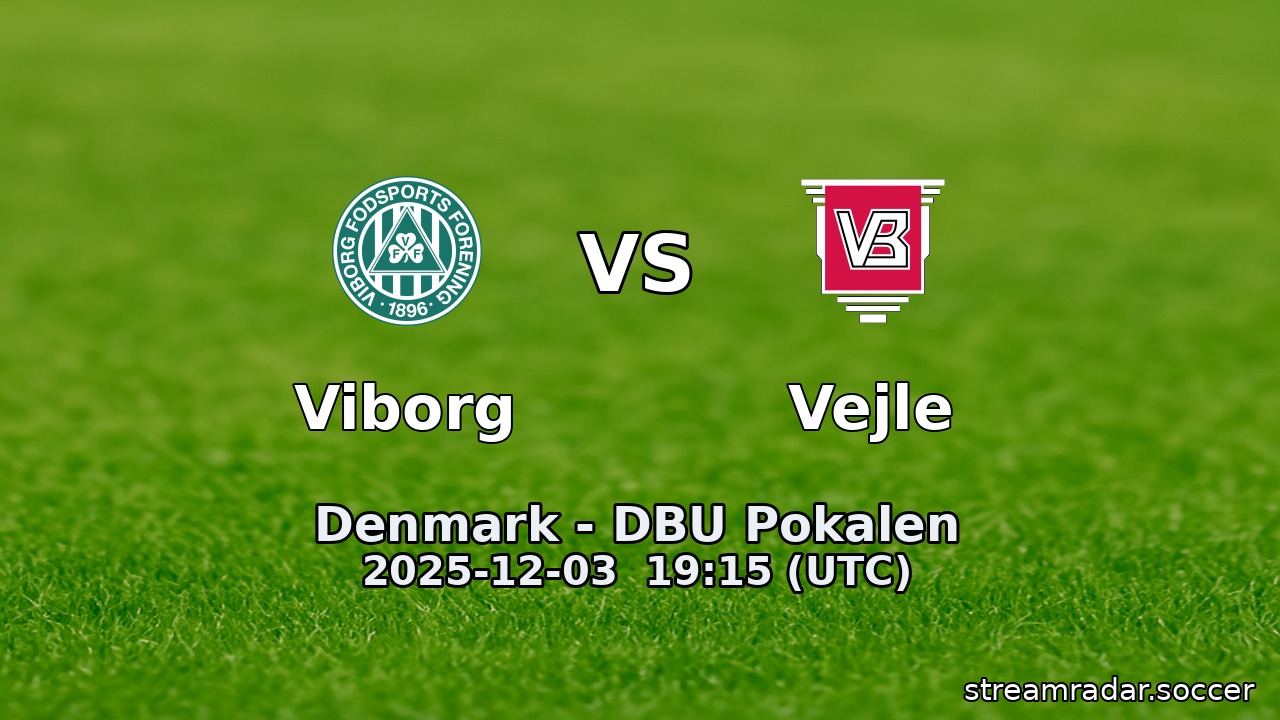 Viborg vs Vejle