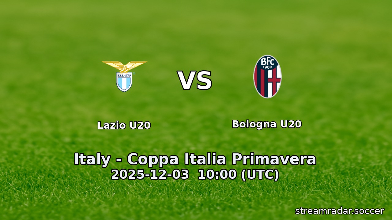 Lazio U20 vs Bologna U20