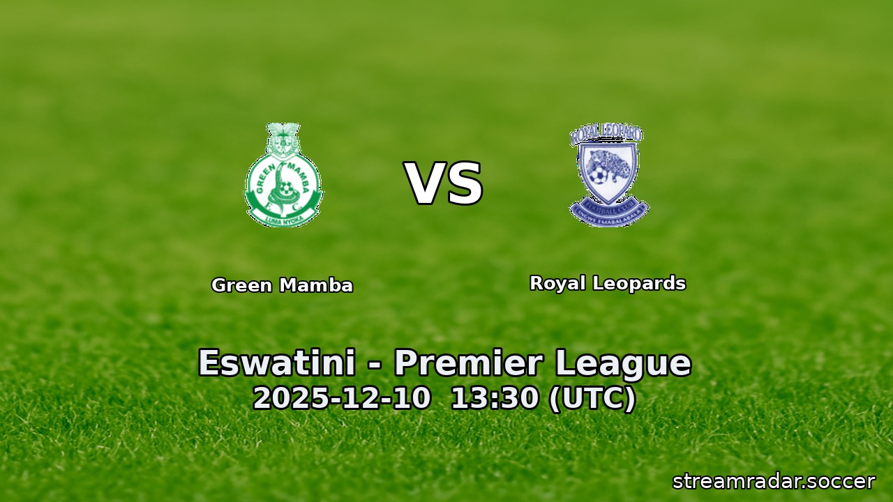 Green Mamba vs Royal Leopards