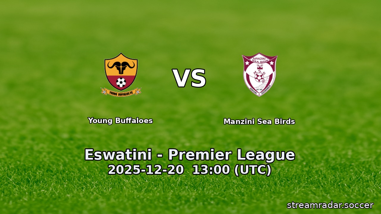 Young Buffaloes vs Manzini Sea Birds
