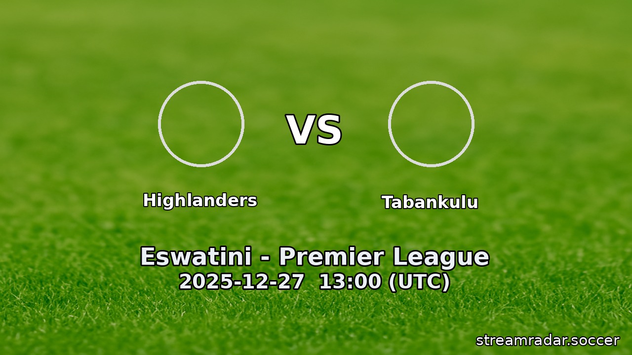 Highlanders vs Tabankulu