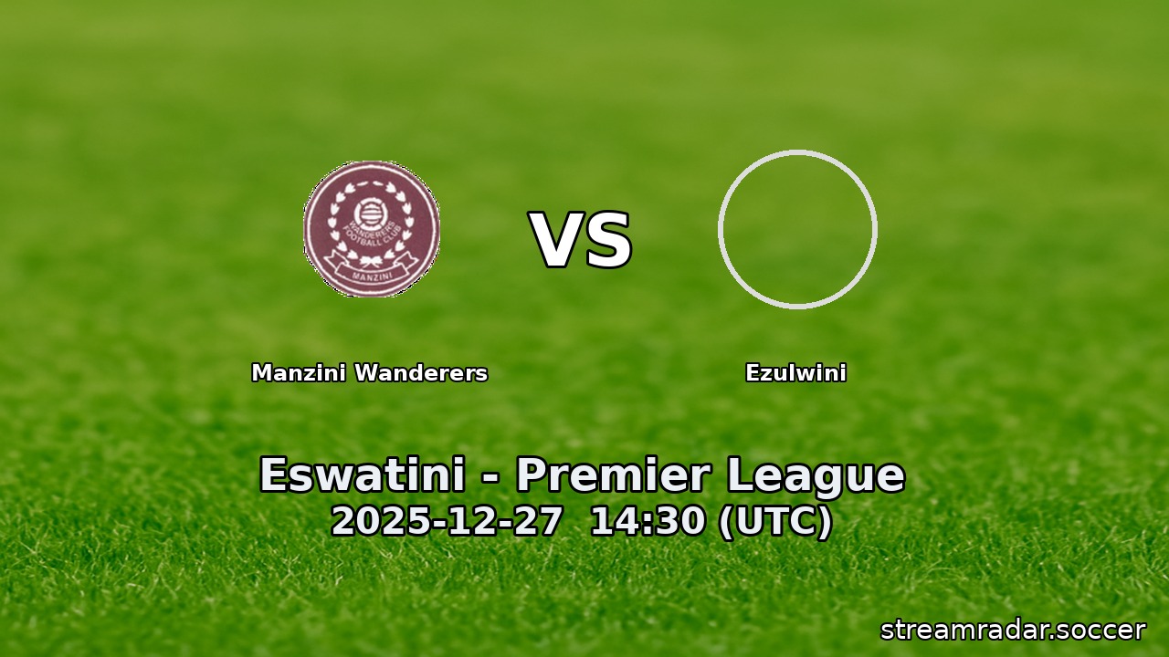Manzini Wanderers vs Ezulwini