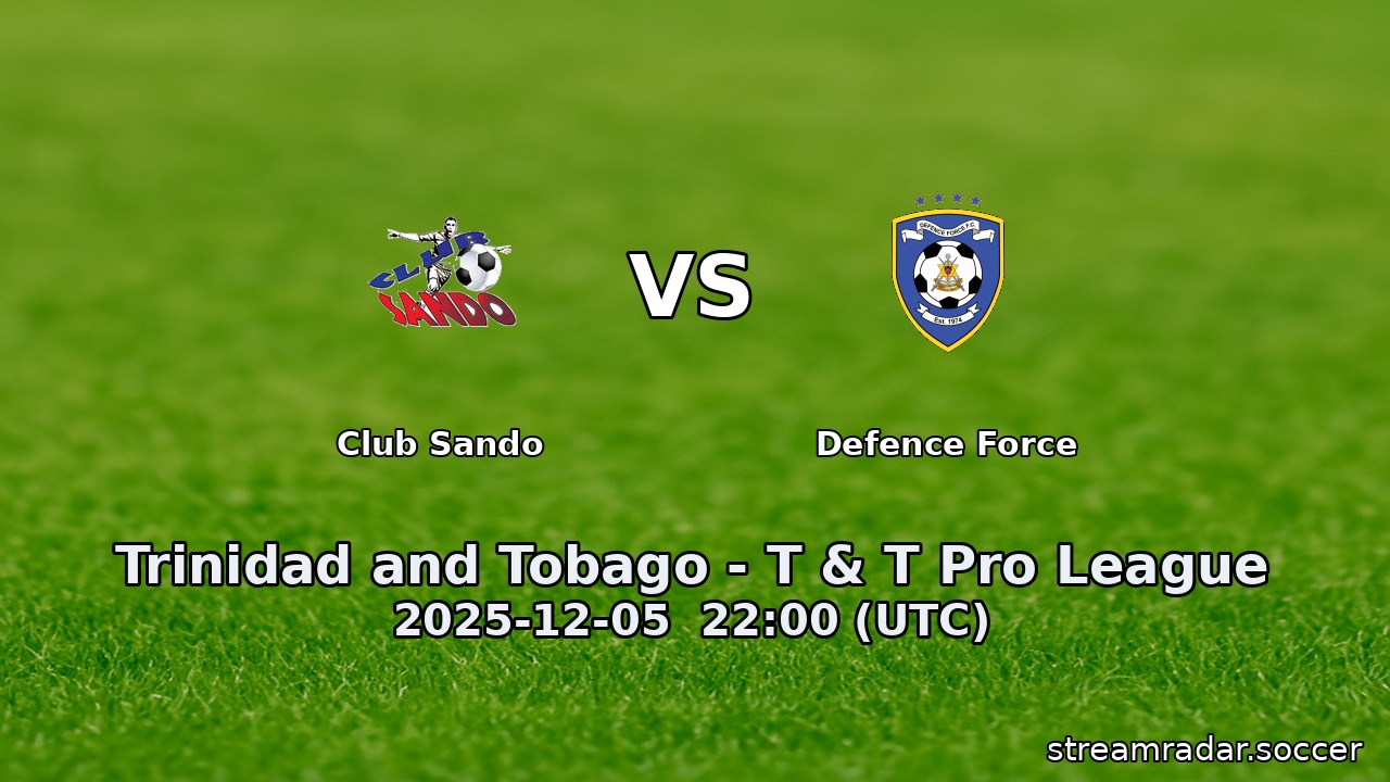 Club Sando vs Defence Force