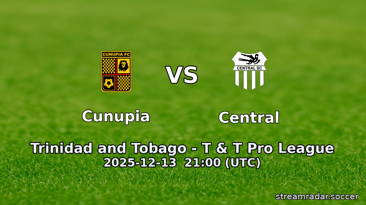 Cunupia vs Central