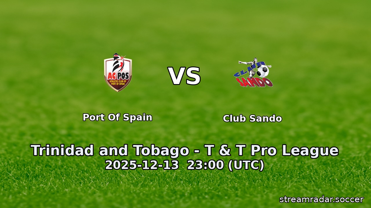 Club Sando vs Port Of Spain