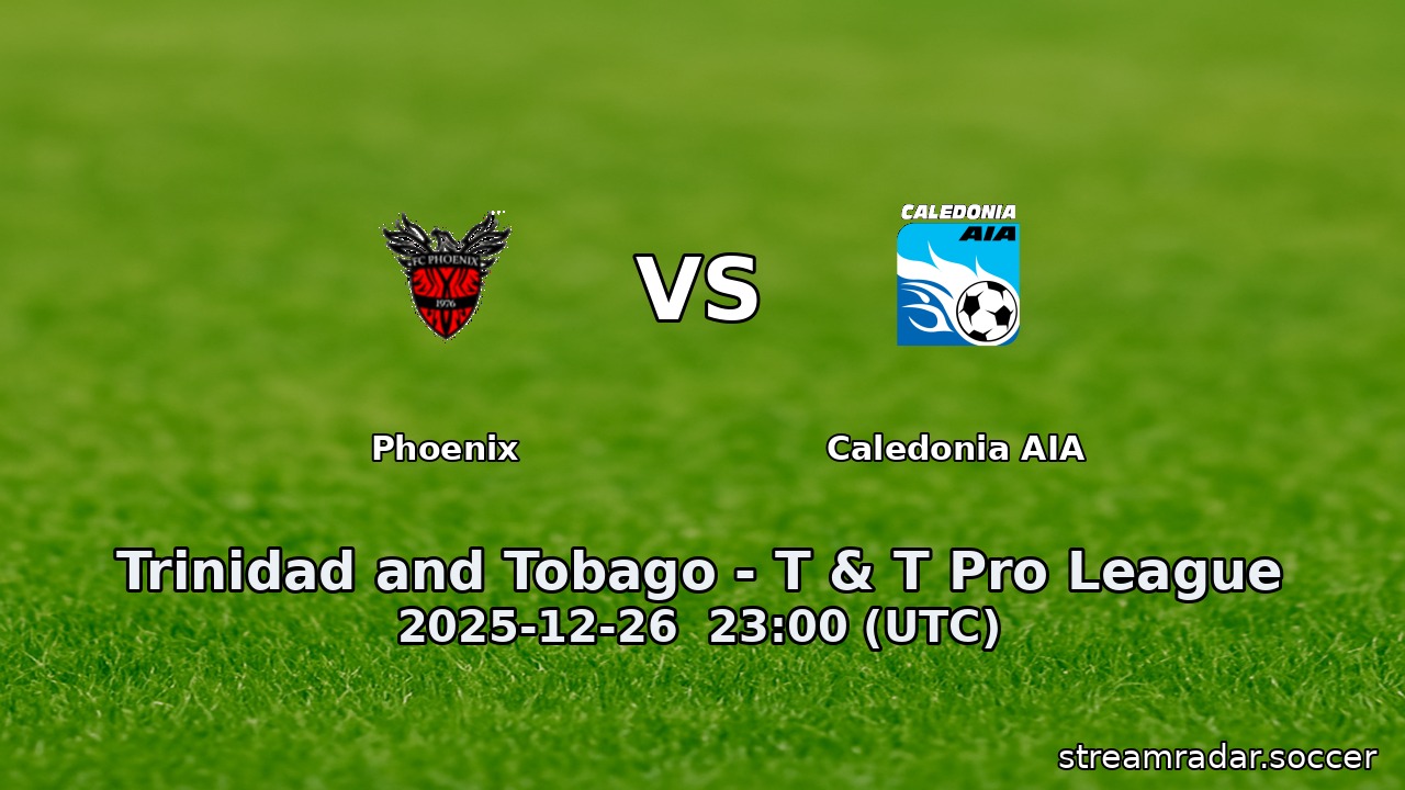 Phoenix vs Caledonia AIA