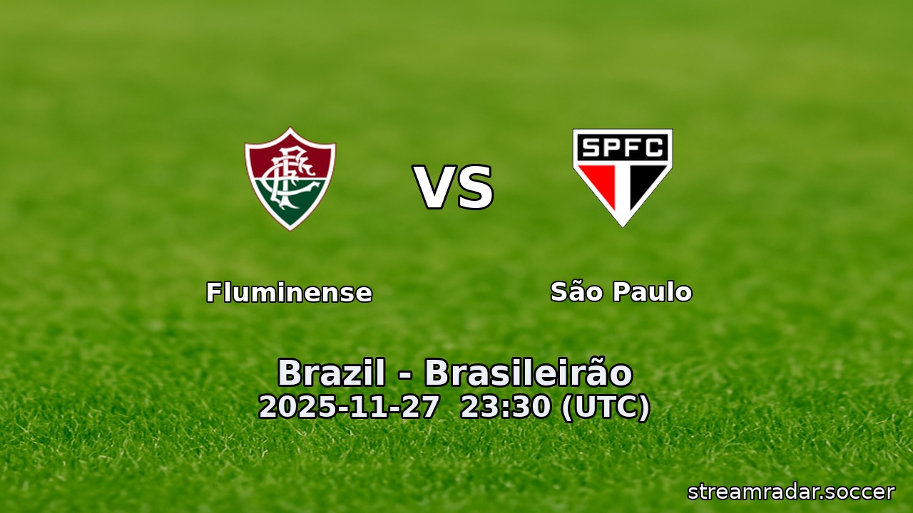 Fluminense vs São Paulo
