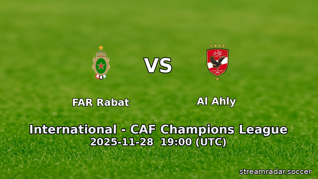 FAR Rabat vs Al Ahly