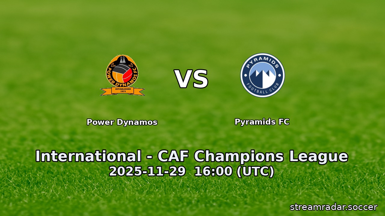 Power Dynamos vs Pyramids FC