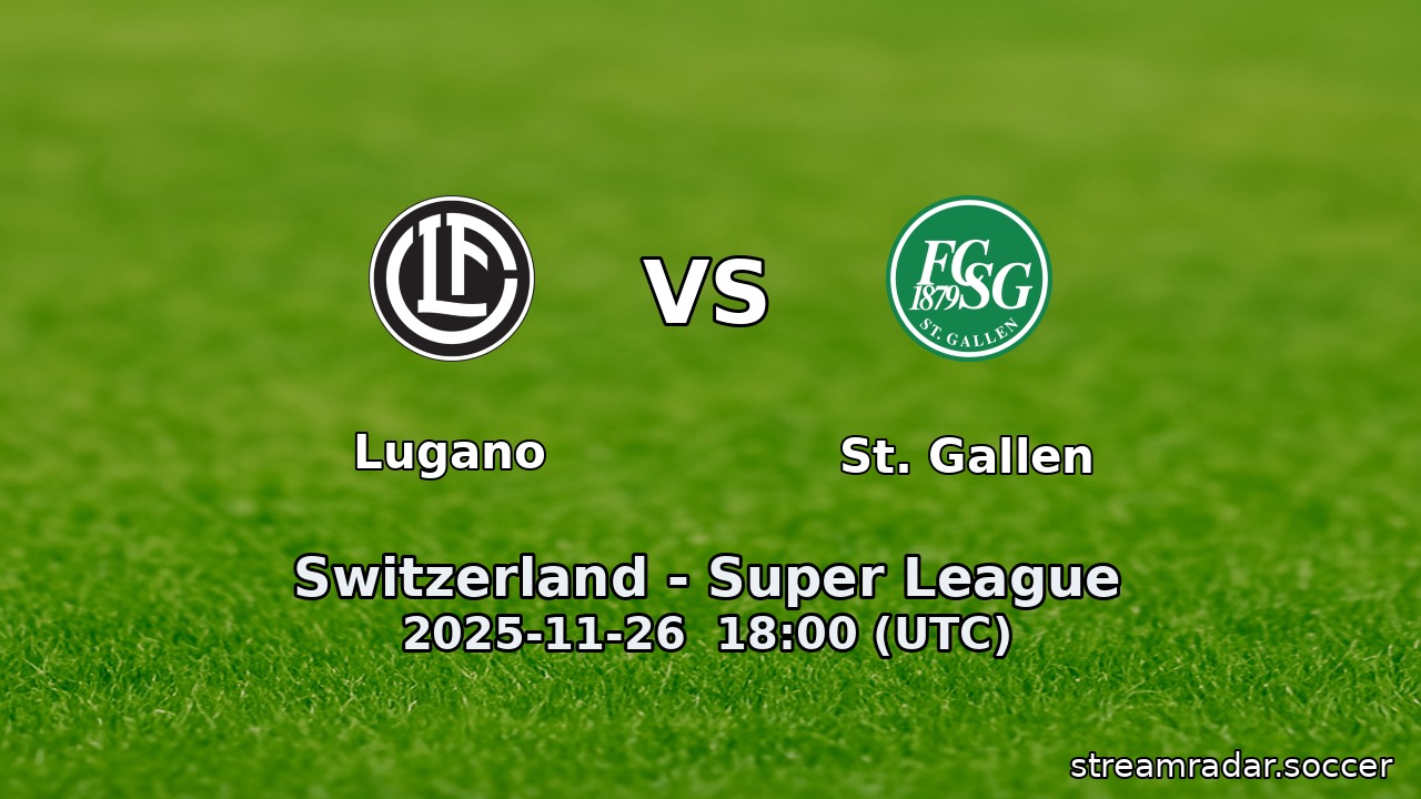 Lugano vs St. Gallen