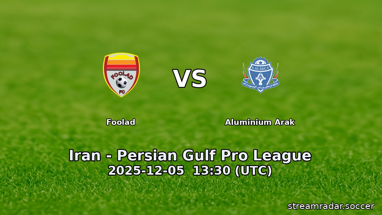 Foolad vs Aluminium Arak