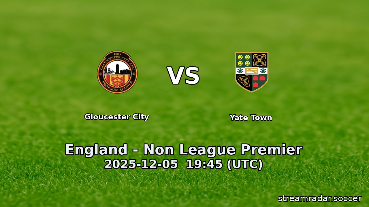 Gloucester City vs Yate Town