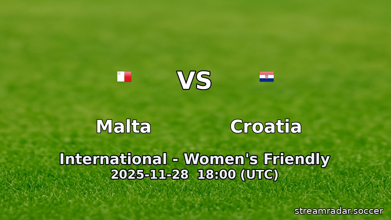 Malta vs Croatia