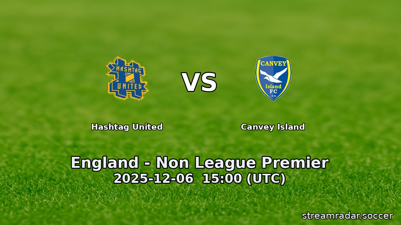 Hashtag United vs Canvey Island
