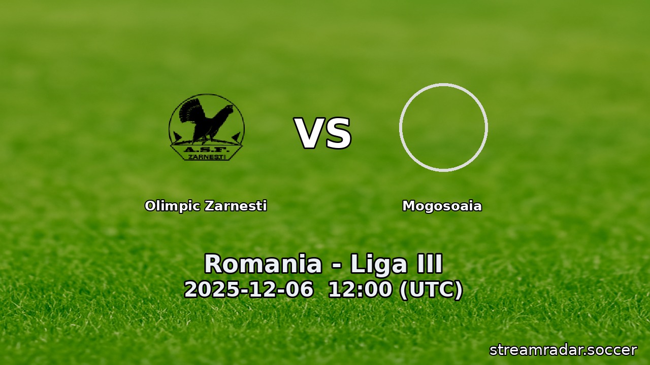 Olimpic Zarnesti vs Mogosoaia