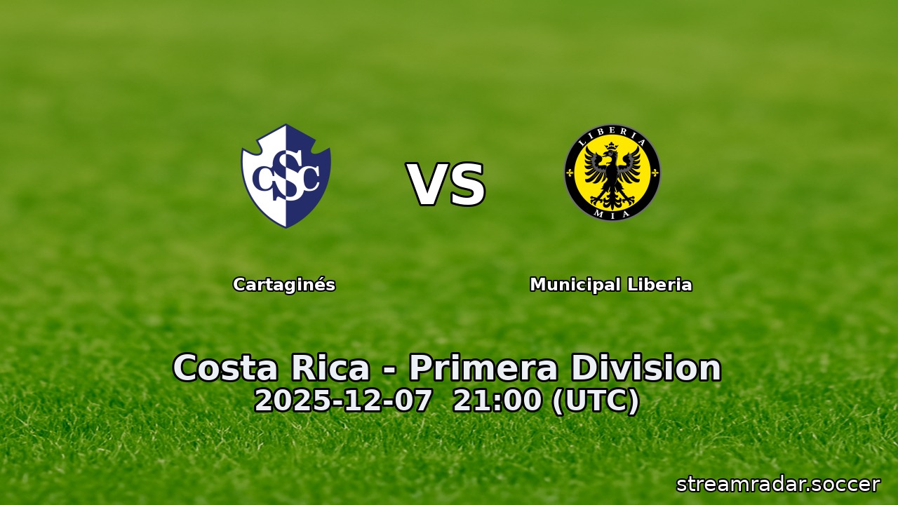 Cartaginés vs Municipal Liberia