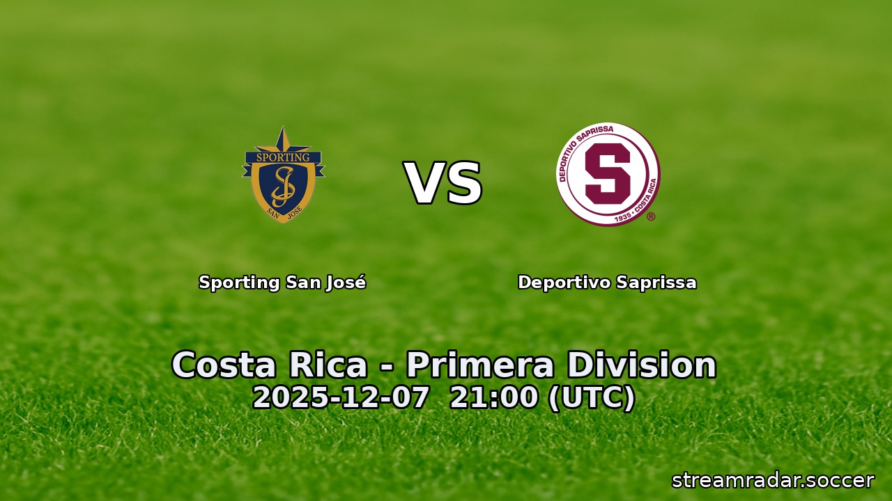 Sporting San José vs Deportivo Saprissa