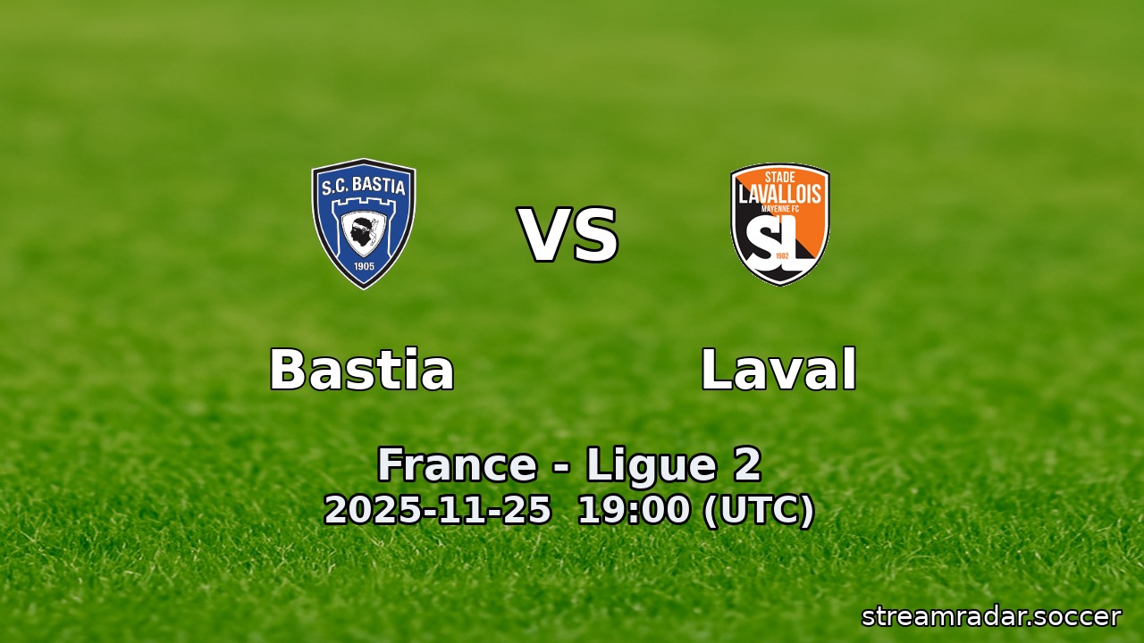 Bastia vs Laval