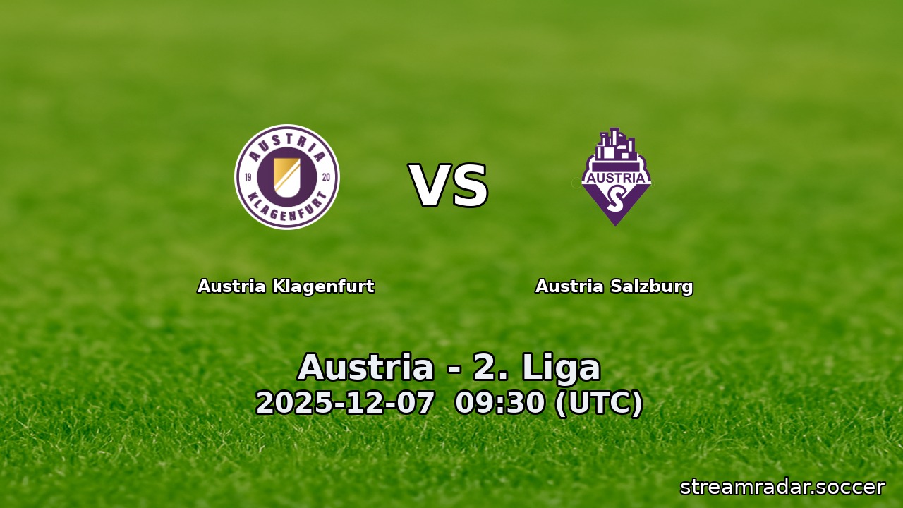 Austria Klagenfurt vs Austria Salzburg