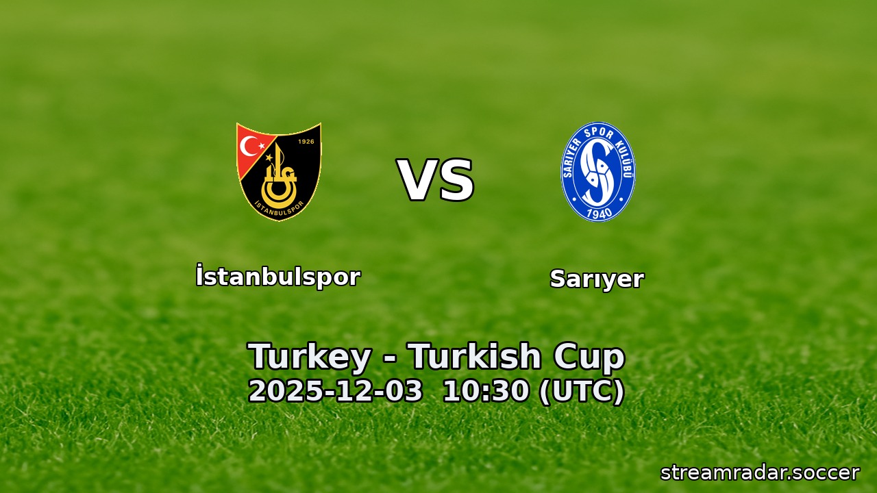 İstanbulspor vs Sarıyer