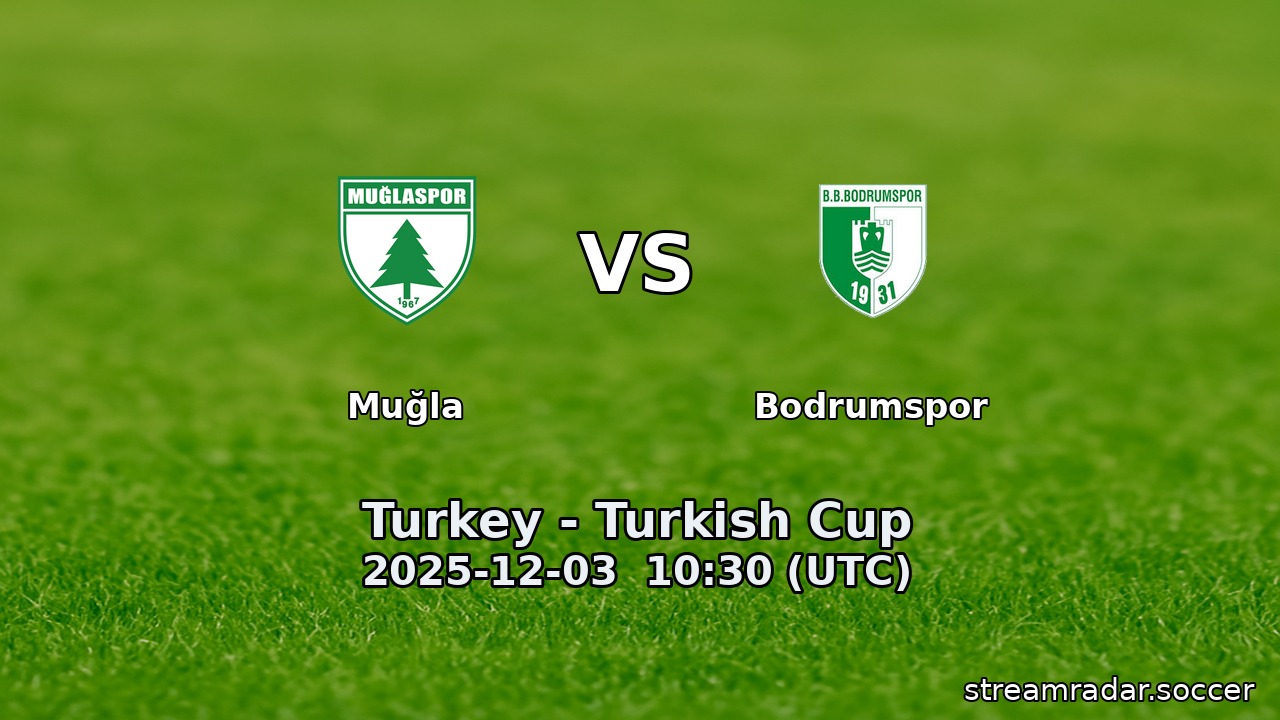 Muğla vs Bodrumspor