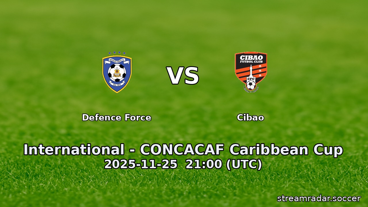 Defence Force vs Cibao
