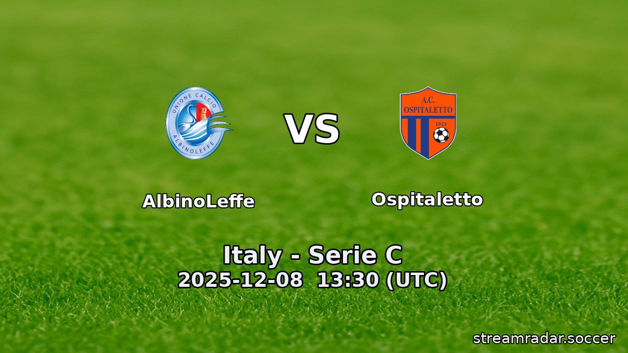 AlbinoLeffe vs Ospitaletto