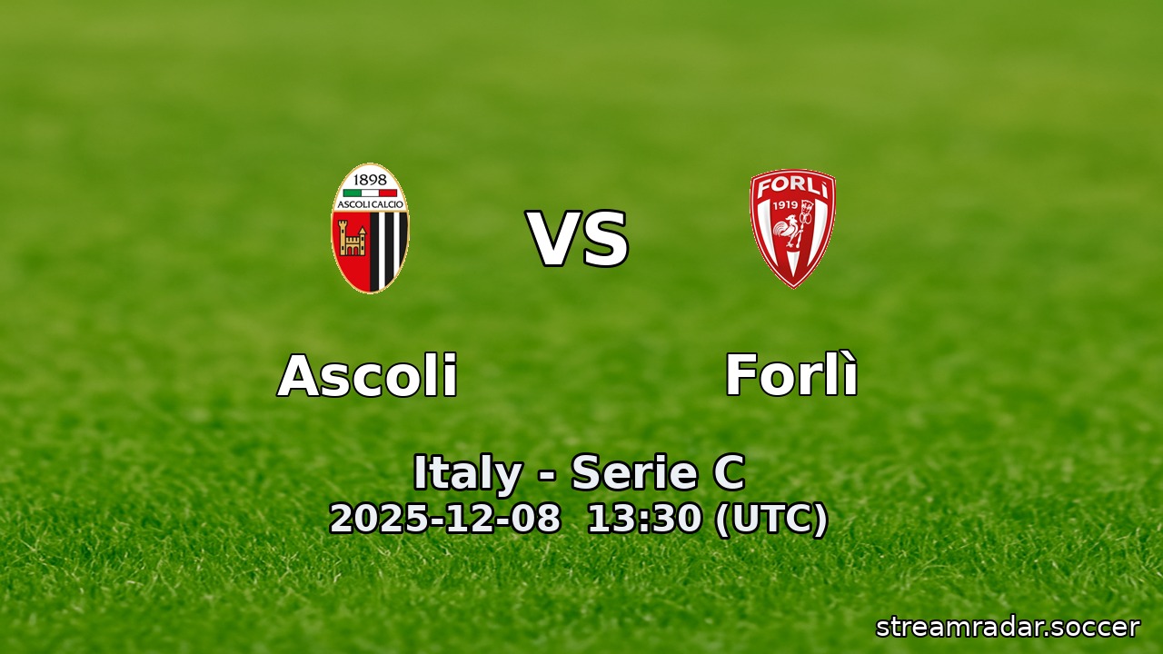 Ascoli vs Forlì