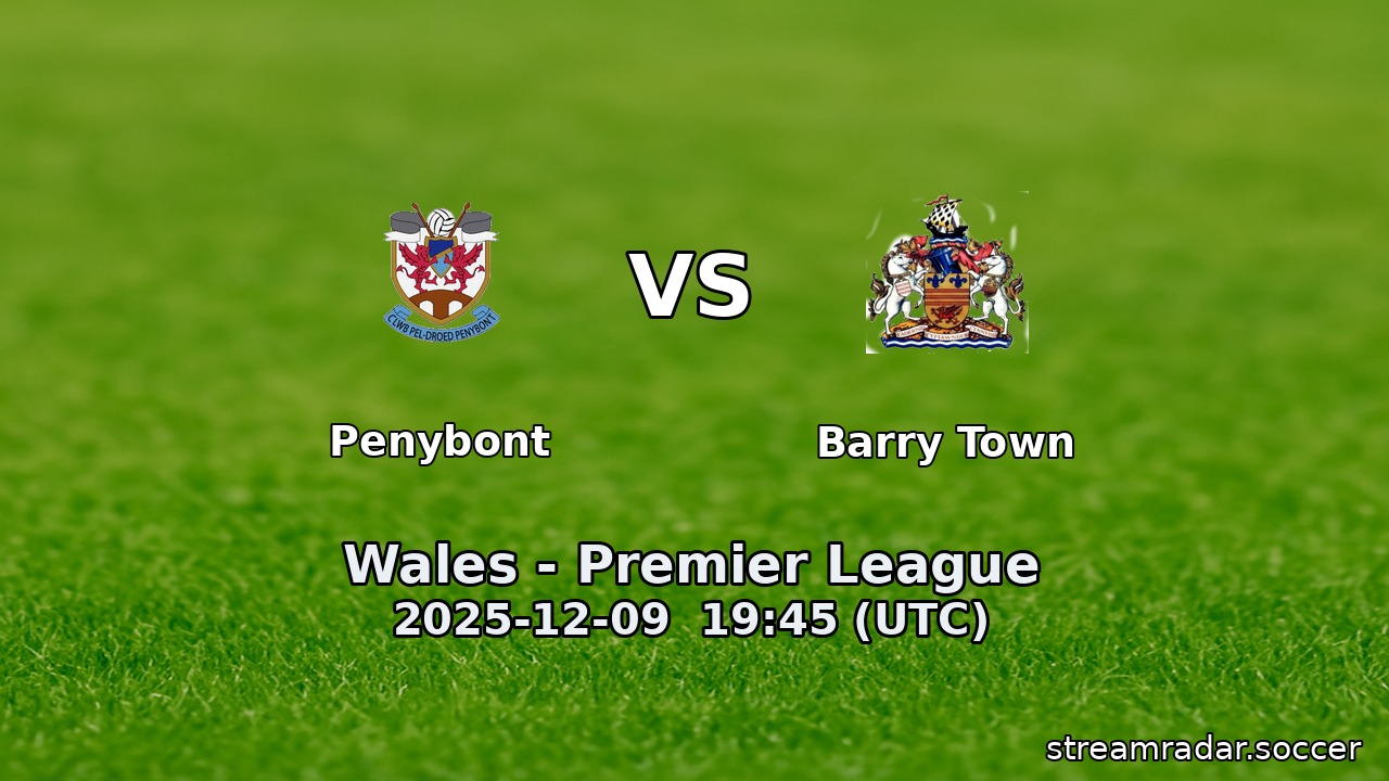 Penybont vs Barry Town