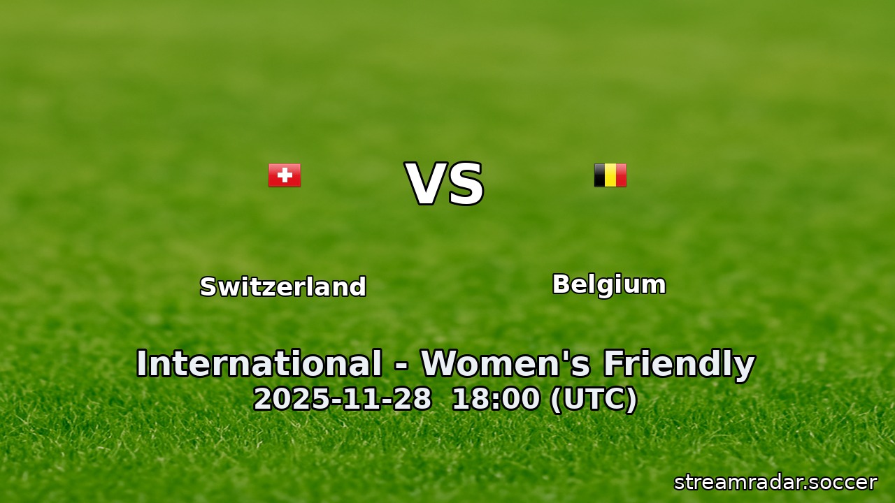Switzerland vs Belgium
